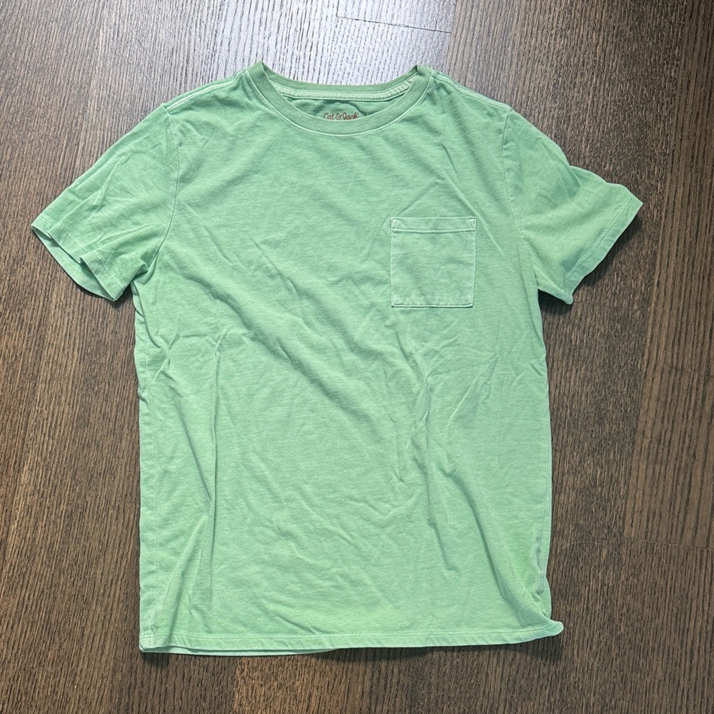 Cat & Jack Light Green Short Sleeve Tee
